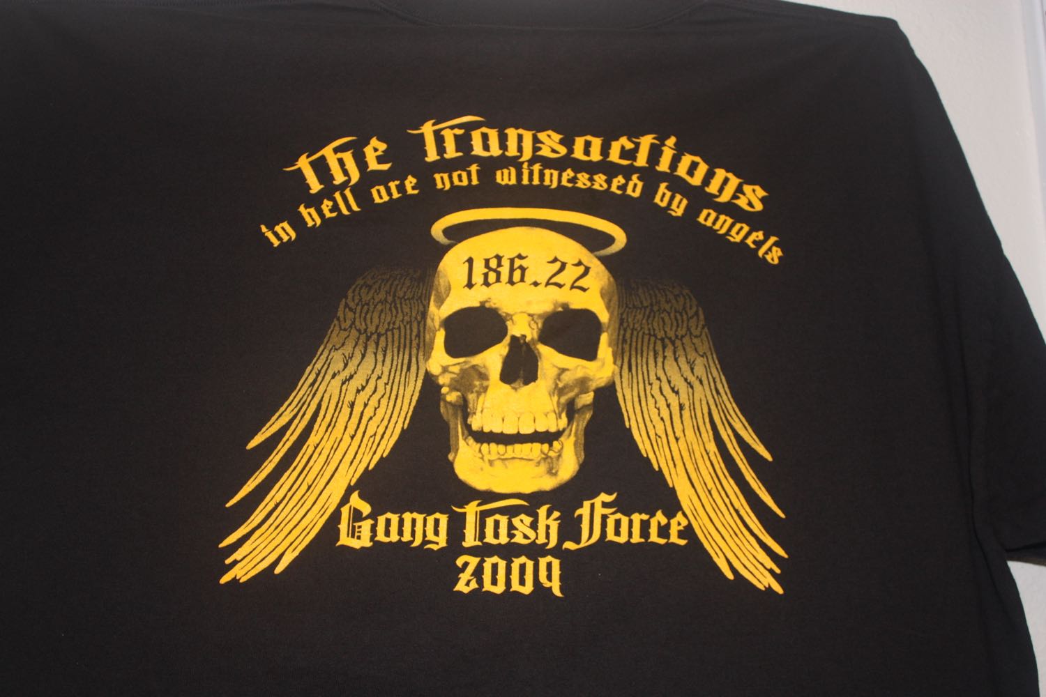 Unnamed CA Gang Task Force 2009 Tee 1