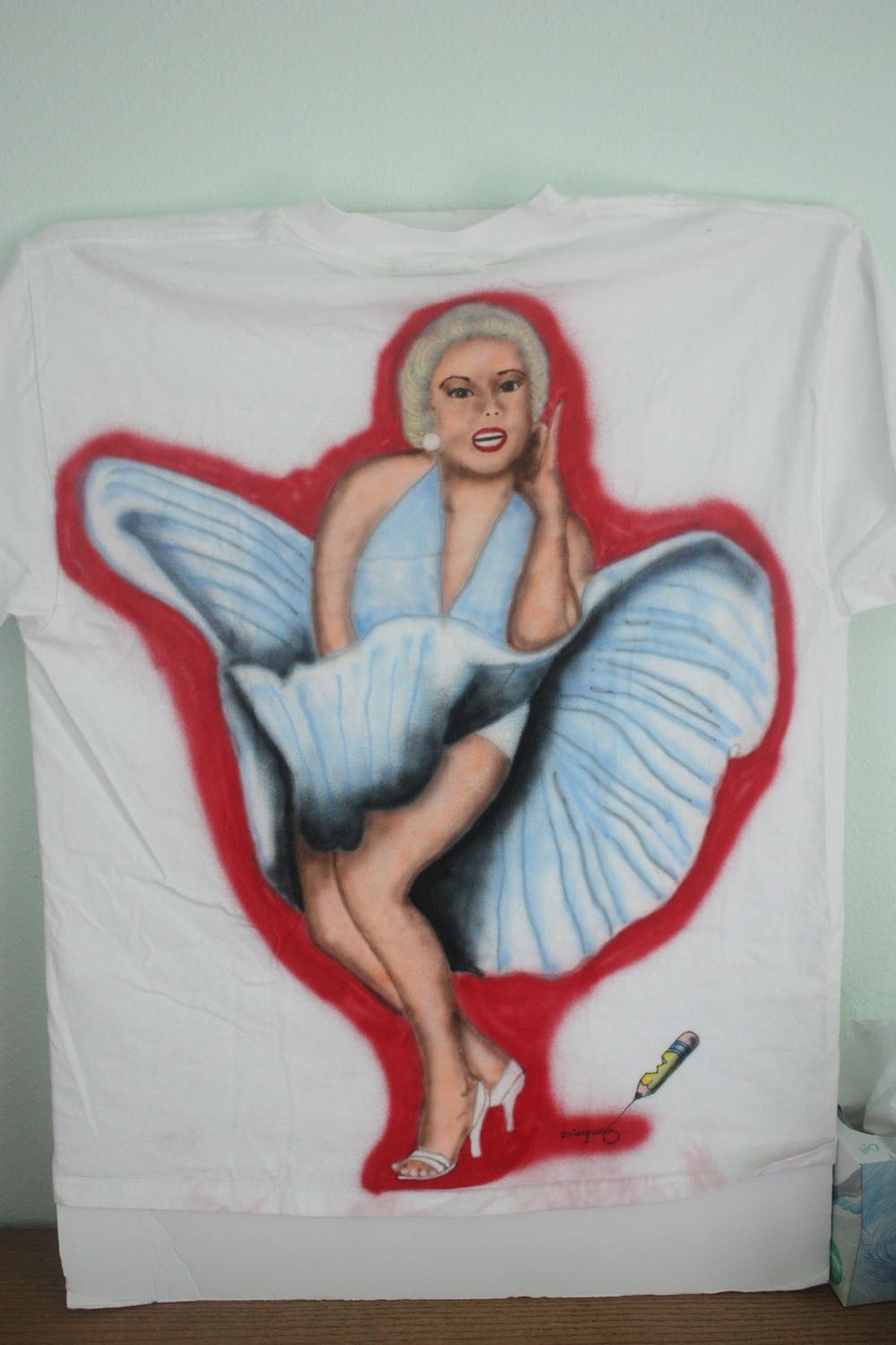 Airbrush Marilyn by Domingo Vasquez
