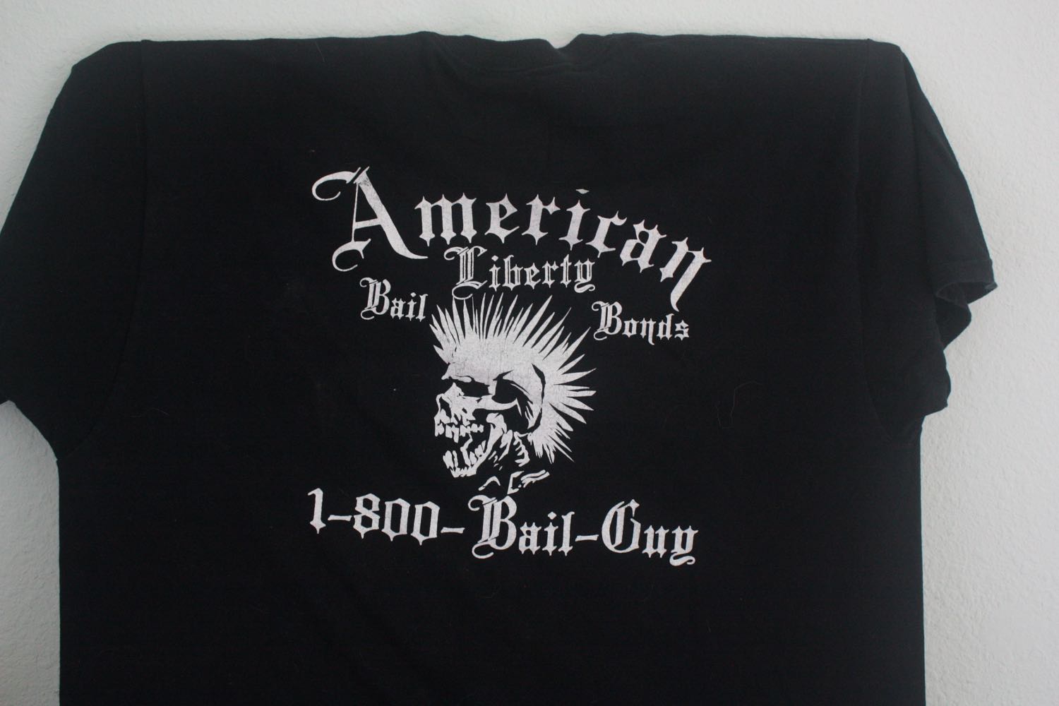 American Liberty Punk Skull Bail Bond Tee