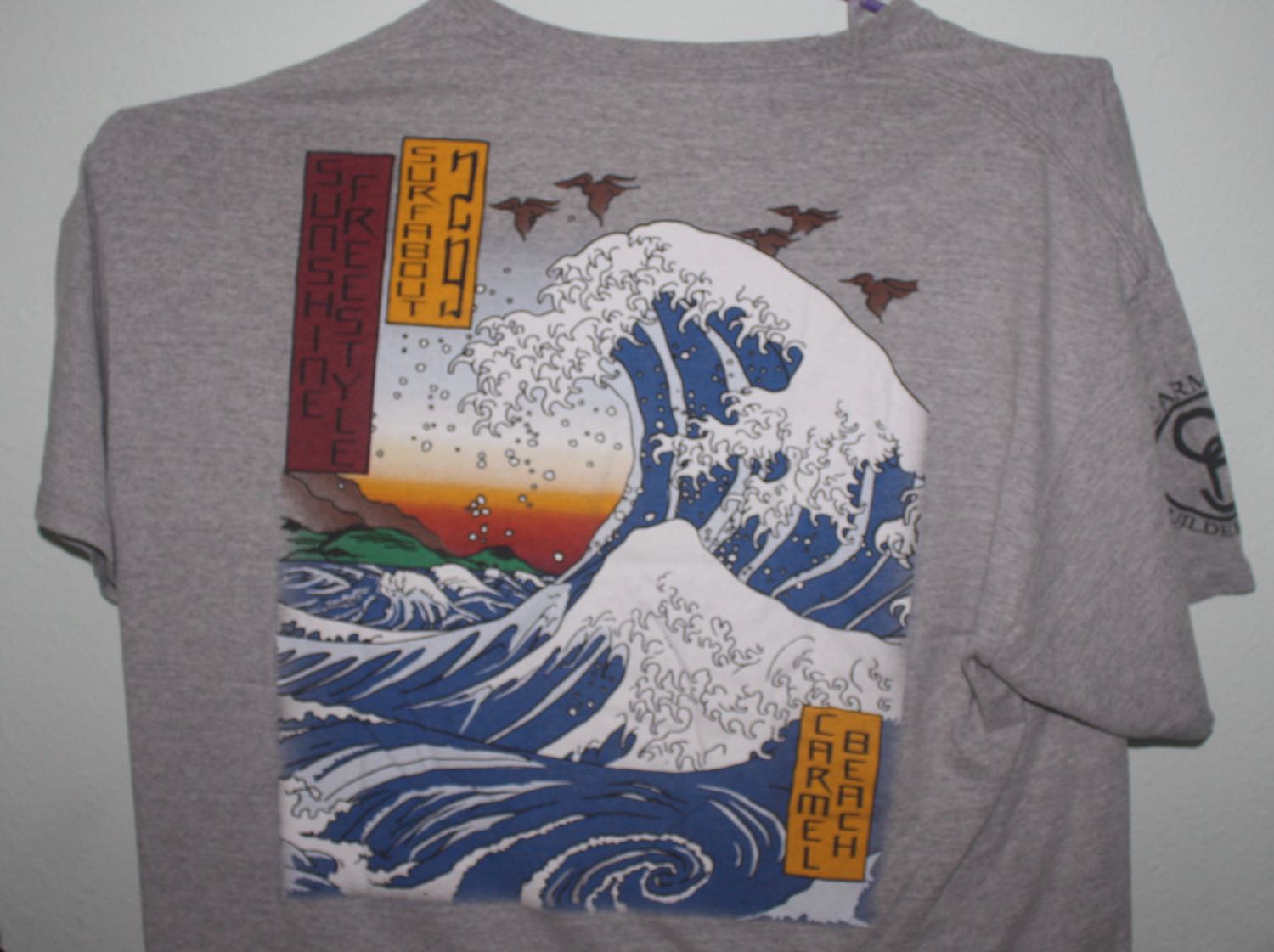 Hokusai Waves Carmel Surf Contest Tee